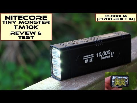 Nitecore Tiny Monster TM10K LED Torch: Review &amp; Test