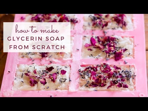 DIY Soap Making Tutorial | How to Make Glycerin Soap from Scratch