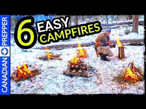 6 Easy Campfires Everyone Should Know for Survival and Recreation