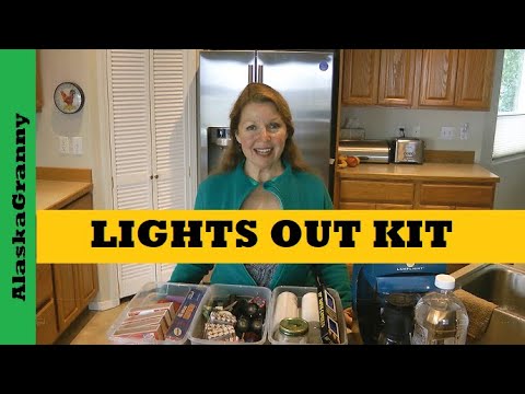Lights Out Black Out Kit Power Outage Plan- Prepping for No Electricity