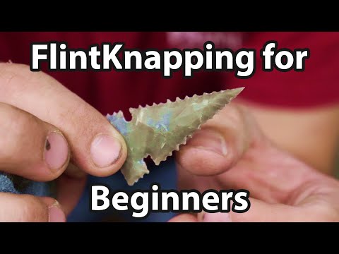 How to make an arrowhead . An intensive breakdown for beginner Flint Knappers