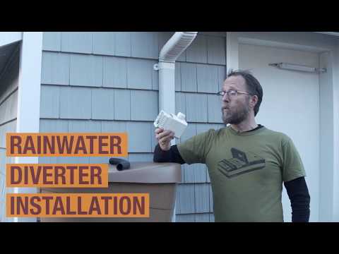 Rainwater Harvesting with a Downspout Diverter