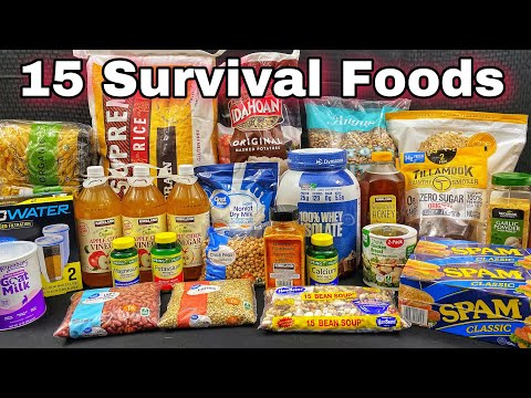15 Survival Foods Every Prepper Should Stockpile - Food Shortage Preps