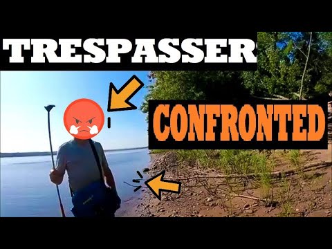 Trespassers Confronted - Guy THREATEN Me (Cops Called)