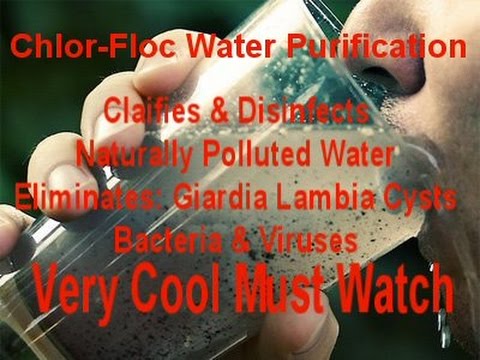 Clean Drinking Water With Chlor-Floc Simply Amazing