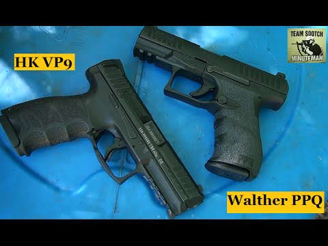 HK VP9 vs Walther PPQ 9mm pistol