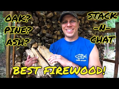 What is the BEST Firewood to Burn? | Stack-N-Chat Fire Wood Stacking | #66