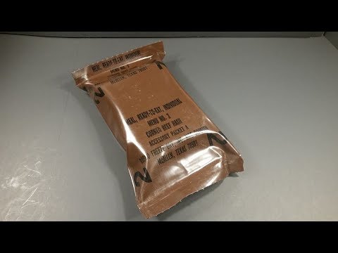 Eating 28 Year Old US MRE 1988 MRE Corned Beef Hash Vintage Meal Ready to Eat Taste Test Review