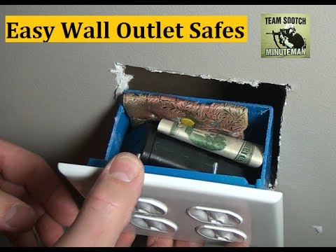 Easy Wall Outlet Safe Project