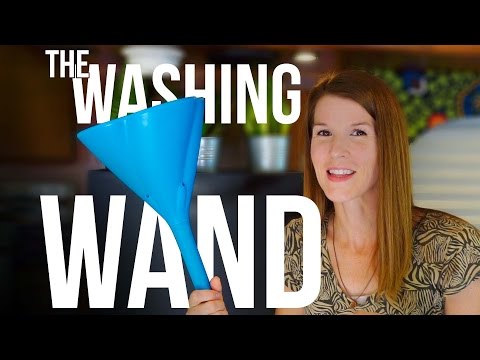 MY NEW LAUNDRY SOLUTION (WASHING WAND AND NINA SPIN SOFT DRYER UNBOXING AND FIRST LOOK) in an RV