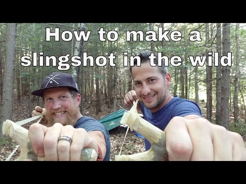 How to make a slingshot.Quest for survival knowledge with Zackary Fowler Ep1