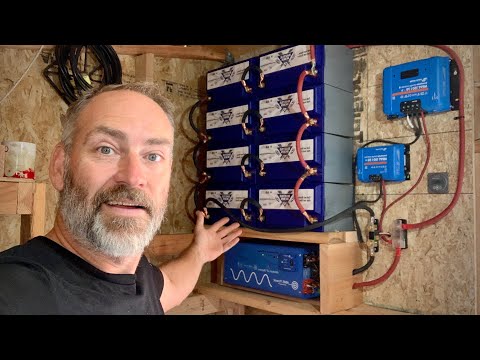 EASIEST Off Grid Solar Power System Battery Bank