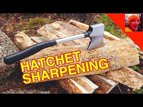 HOW TO SHARPEN A HATCHET