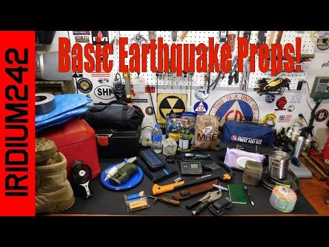Basic Earthquake Preparedness Items And Tips