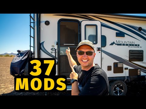 37 RV MODS &amp; UPGRADES we have done in 2 years of Full Time RV Living