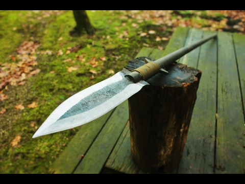 Making a HUNTING SPEAR From a Leaf spring