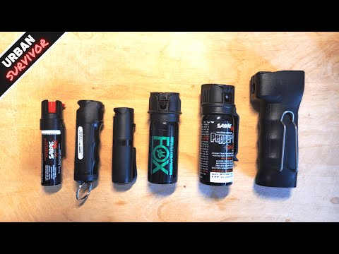Testing the 6 Best Pepper Sprays for Everyday Carry / Self Defense 🔥 (Sabre Red vs POM vs Fox Labs)