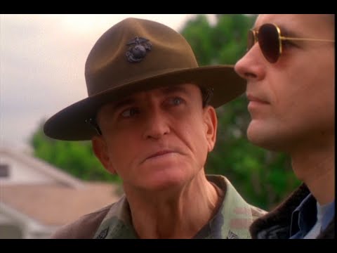 Harm trains to go undercover as a marine gunnery sergeant JAG 2x11 &quot;Force Recon&quot;
