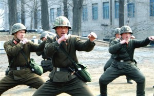 North Korean soldiers