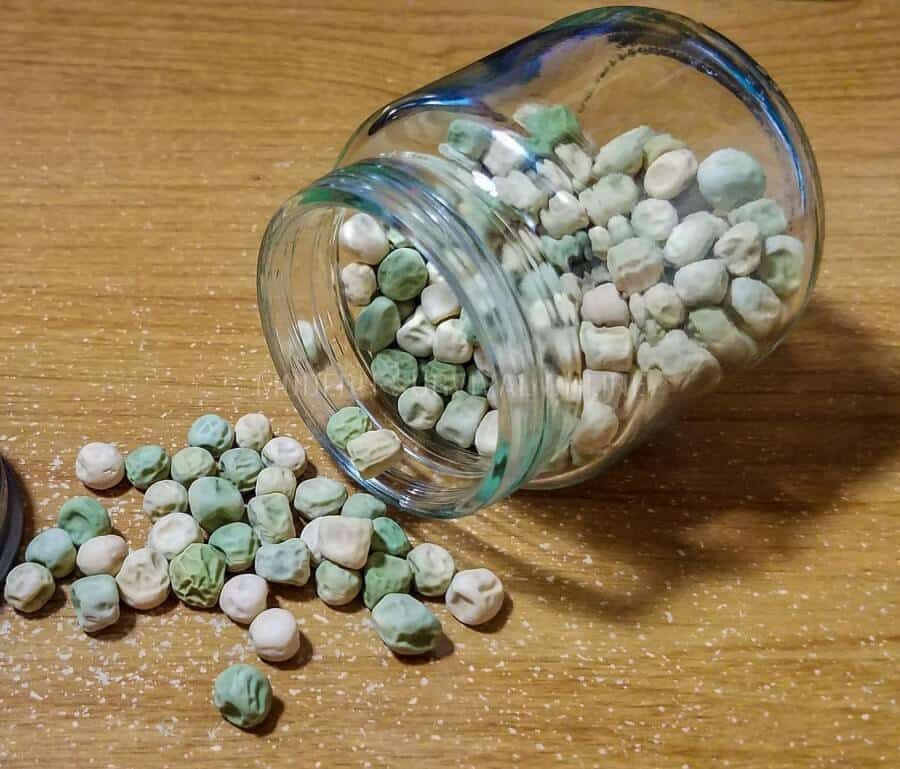 seeds in Mason jar
