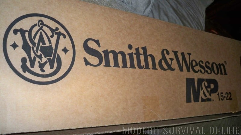 Smith & Wesson M&P15-22 .22LR box
