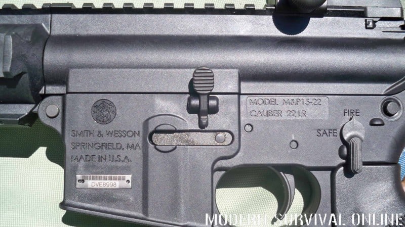 Smith & Wesson M&P15 .22LR detail 1