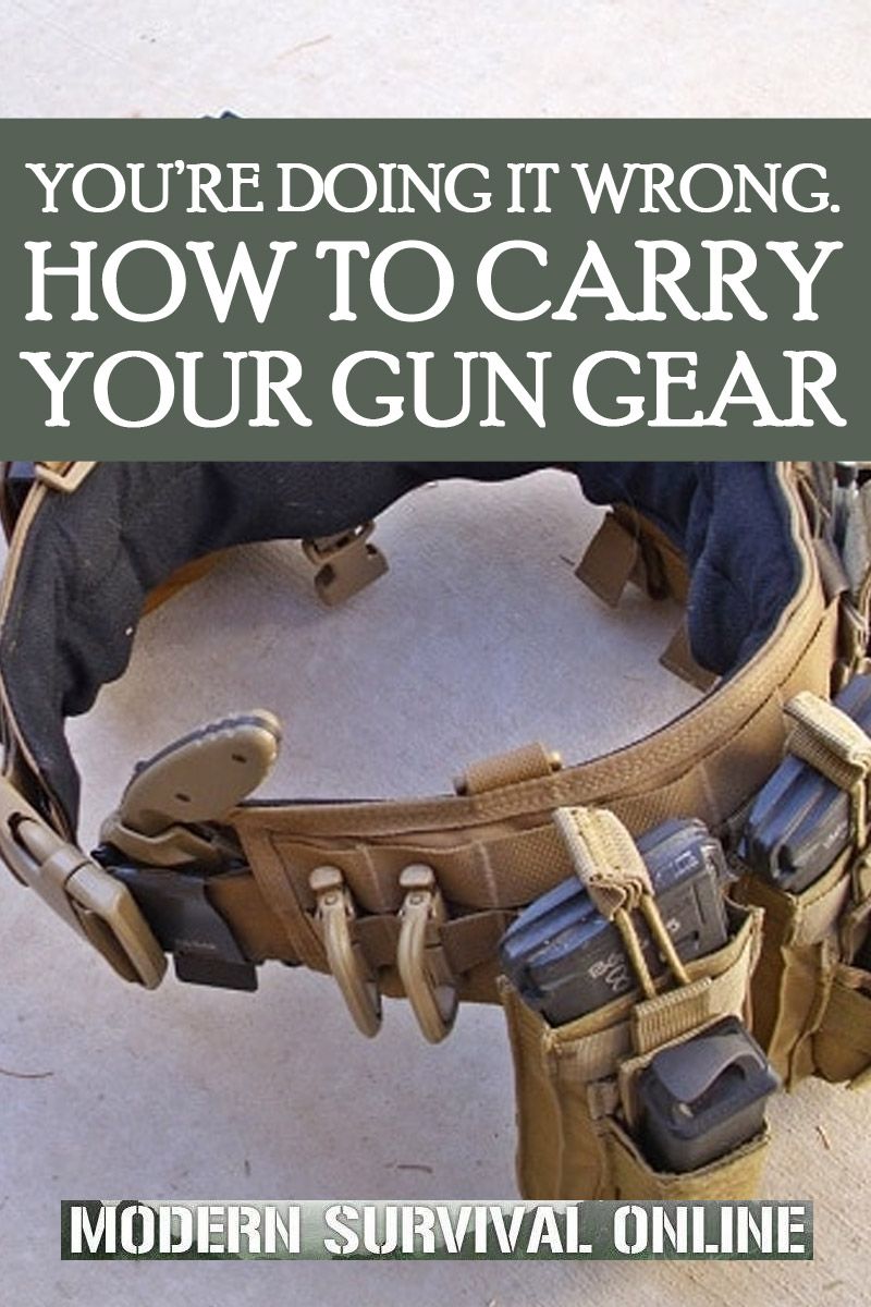 how to carry gun gear Pinterest