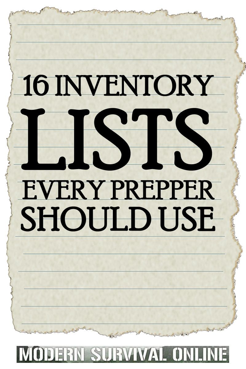 inventory lists pinterest image