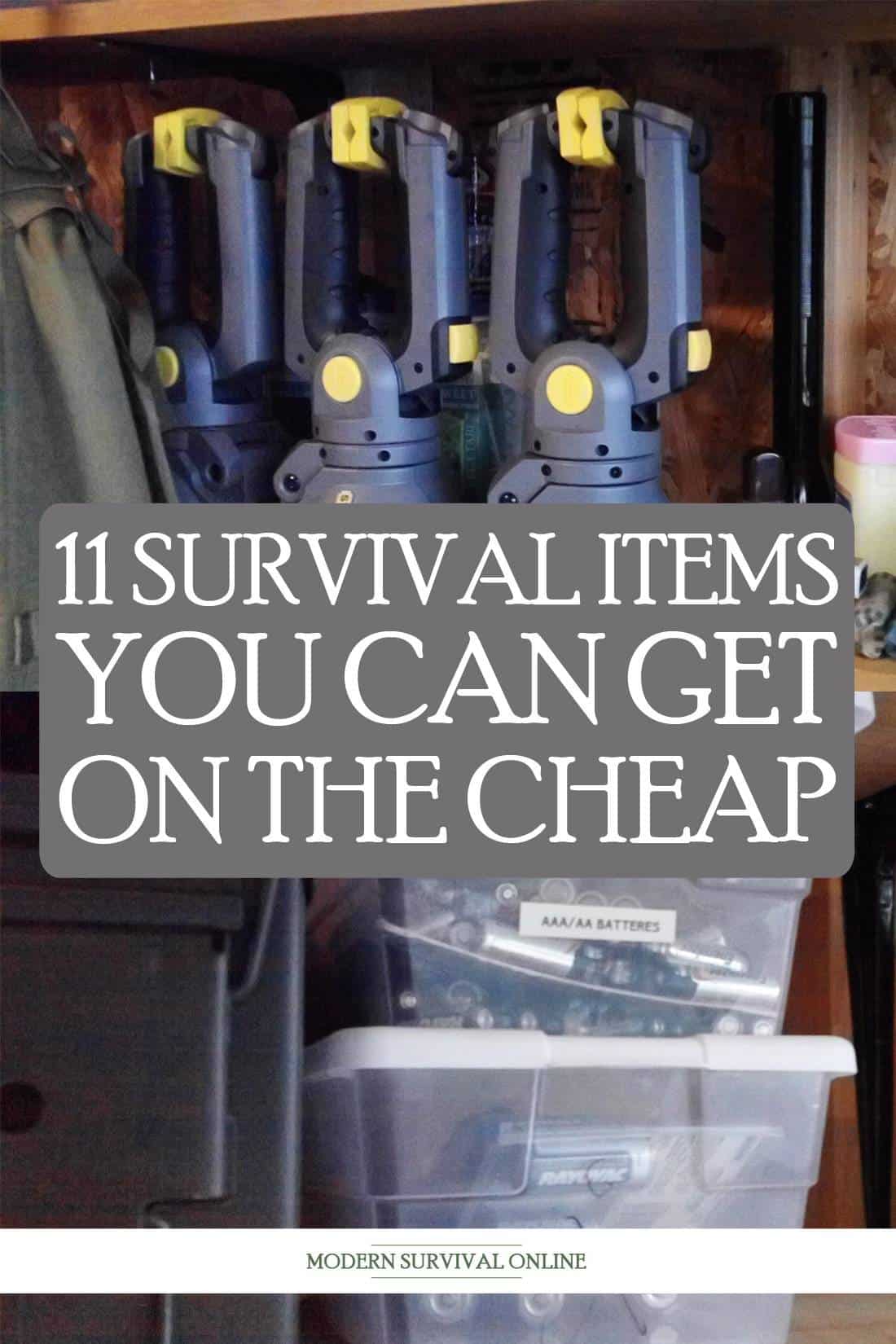 cheap survival items Pinterest