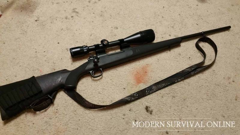 Winchester Model 70 bolt action with Bushnell scope