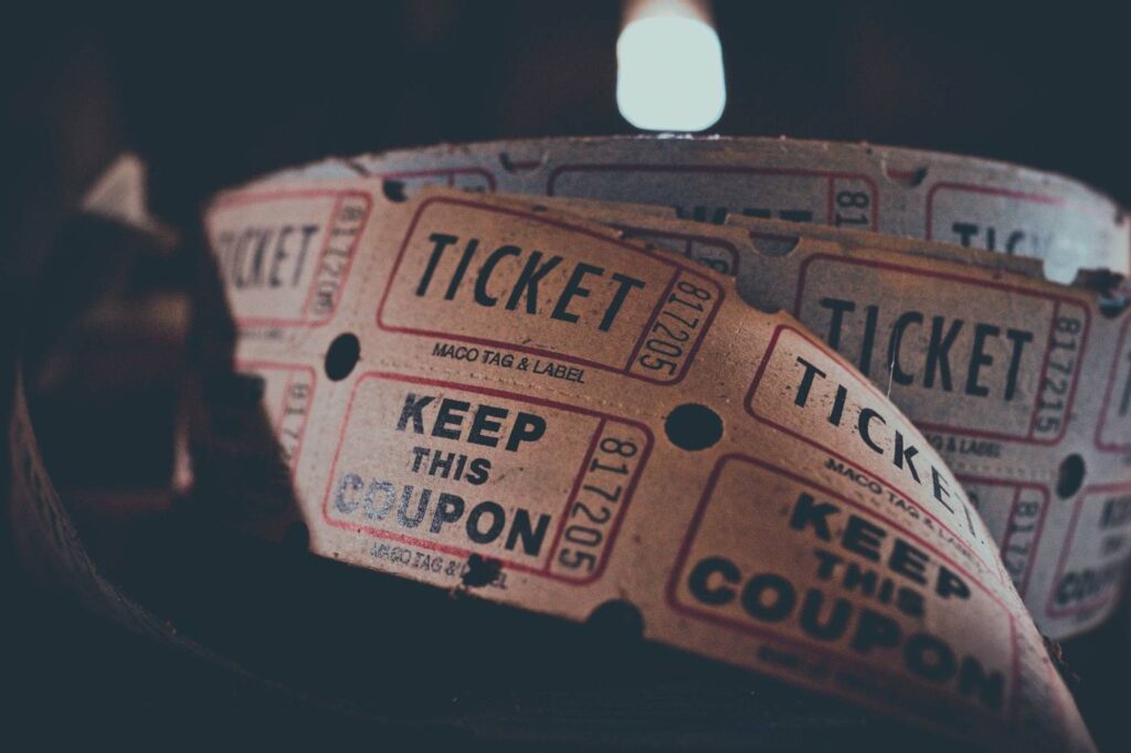 old movie tickets