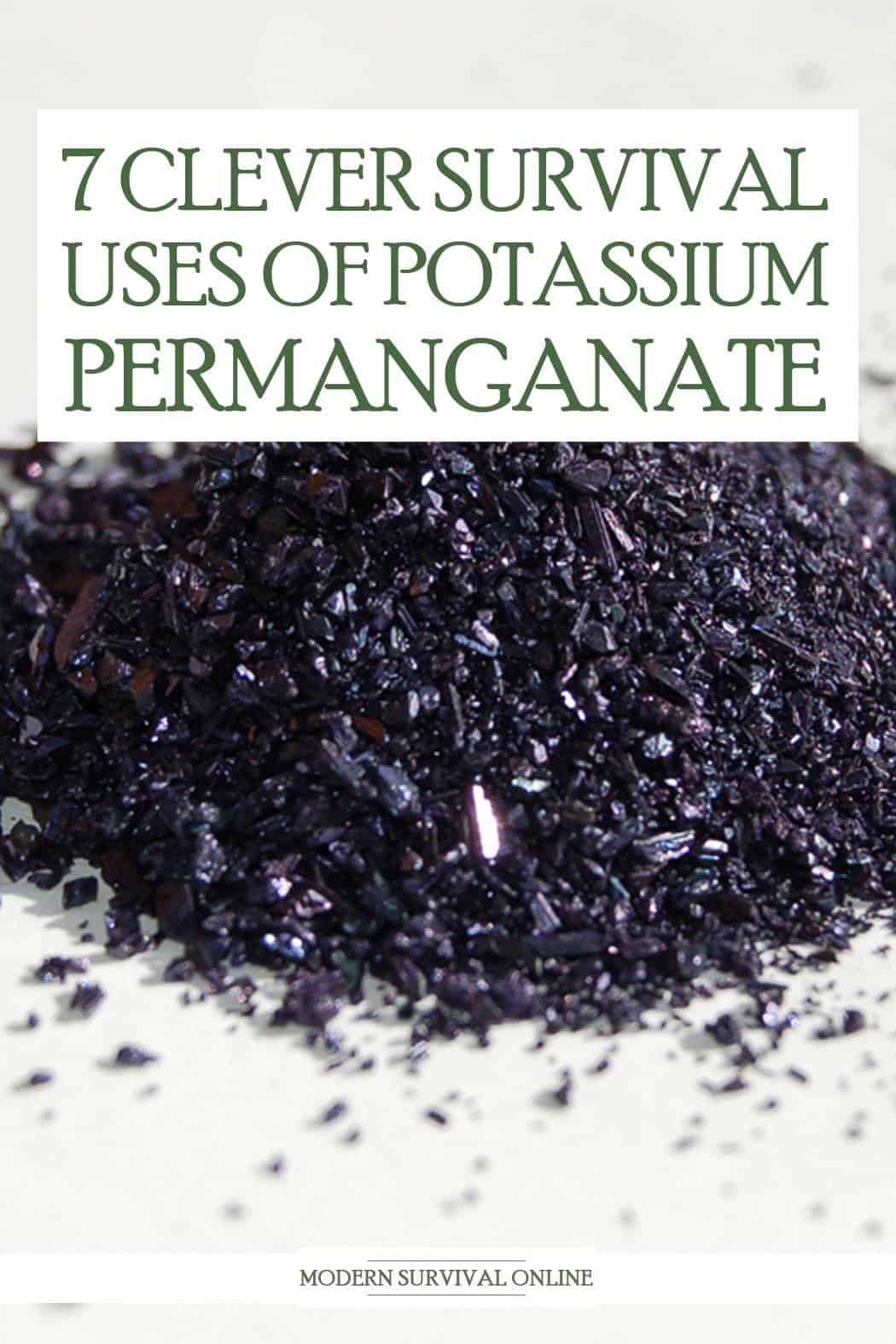 potassium permanganate uses pinterest