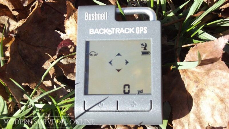 Bushnell Backtrack GPS car position set