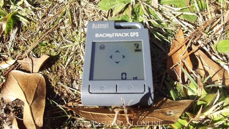 Bushnell Backtrack GPS on Home position