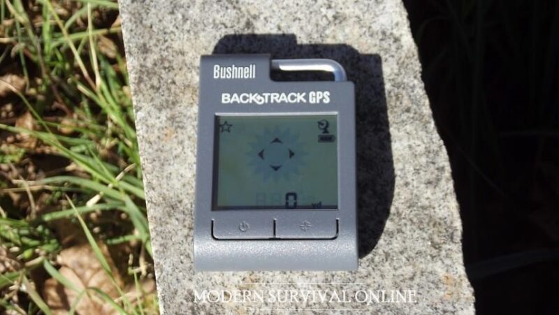 Bushnell Backtrack GPS on Start position 3