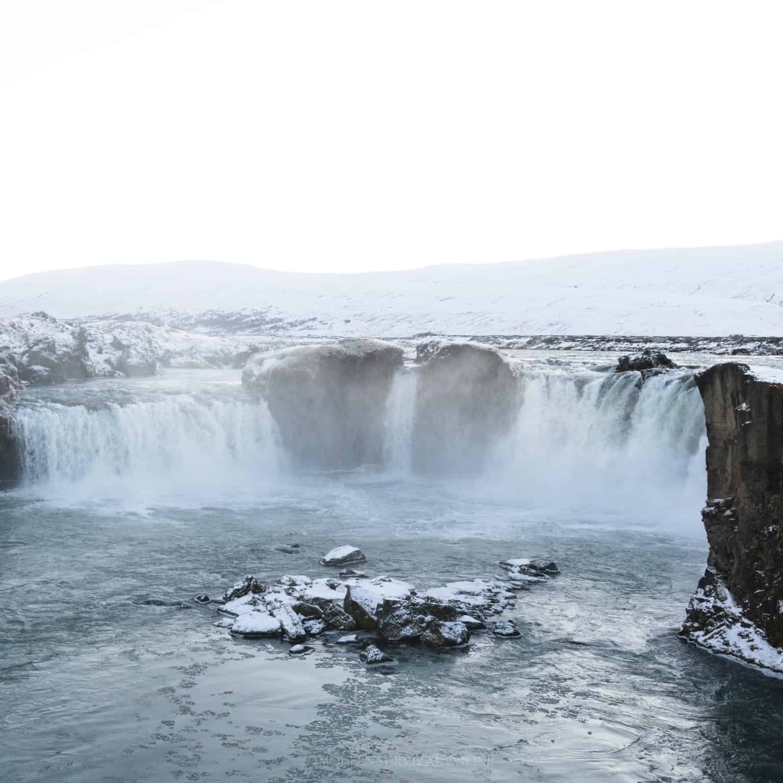 Iceland's Godafoss waterfall