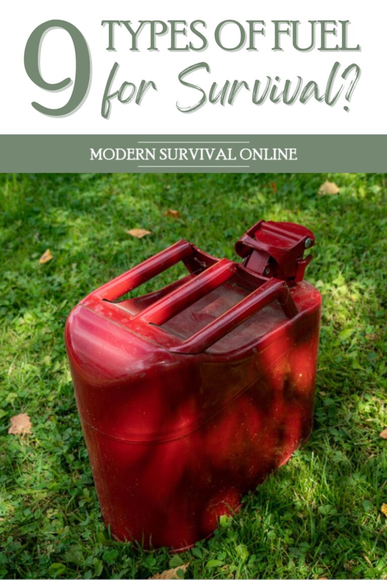 types of fuel for survival pinterest