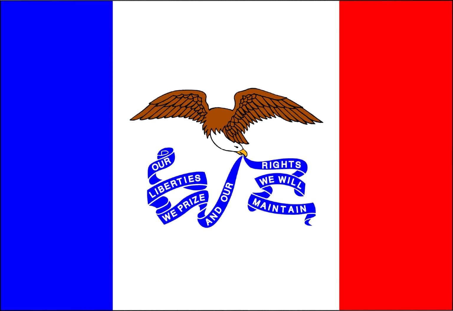 flag of iowa