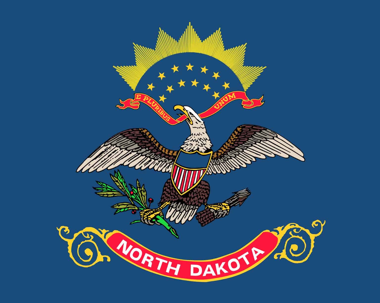 flag of north dakota