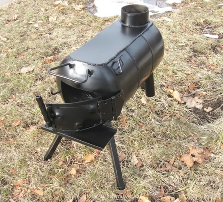 Groover tent heating stove